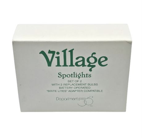 Dept. 56 Village Spotlights