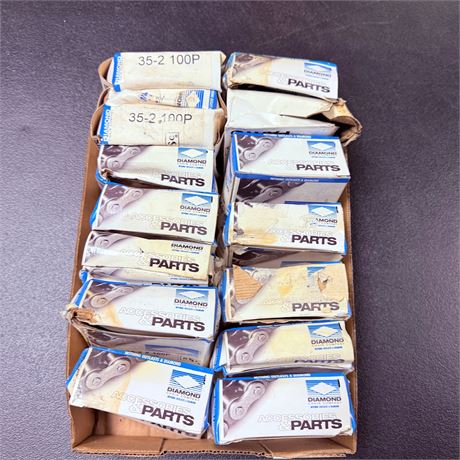15 NOS Diamond Motorcycle Chains