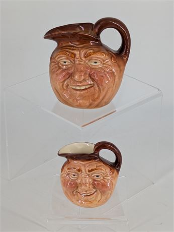 Lot 2 Royal Doulton Old Lad Jugs