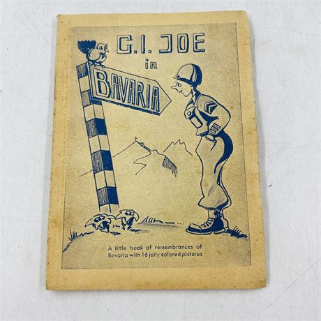 Rare 1945 GI Joe in Bavaria Booklet