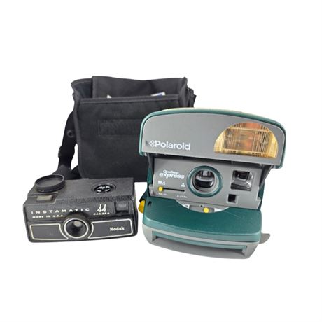 VTG Kodak Instamatic & Polaroid Cameras