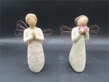 2 Willow Tree Angels