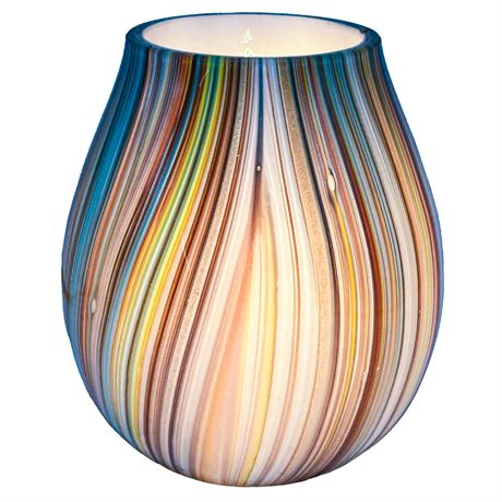 Swirled Glass Decorative Table Lamp