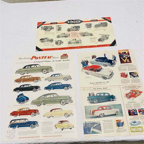 1930’s - 50’s Automotive Advertising Posters