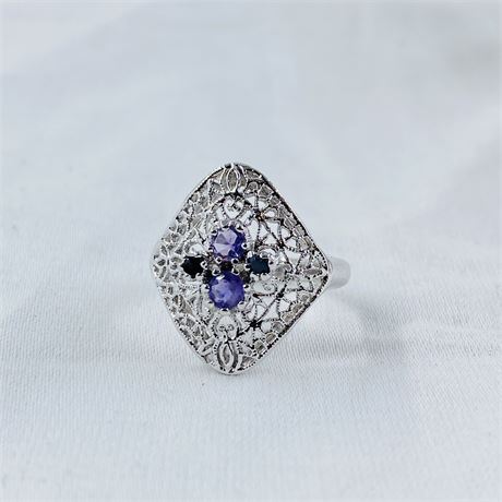 3.7g Sterling Ring Size 7.25