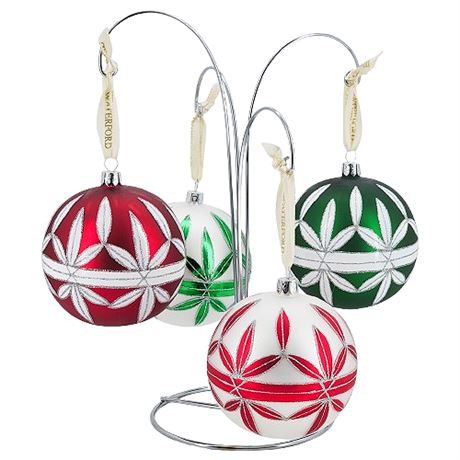 Waterford "Holiday Heirlooms" Boxed Christmas Ornaments Set