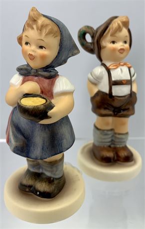 2 M I Hummel Goebel Figurines: #102 For Keeps & #036 From Me to You