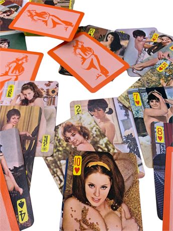 Hong Kong Mid Century era Risqué Female Playing Cards