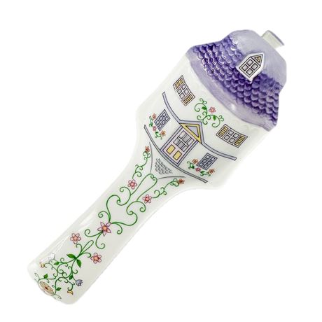 Vintage 1997 Lenox Village Porcelain Spoonrest