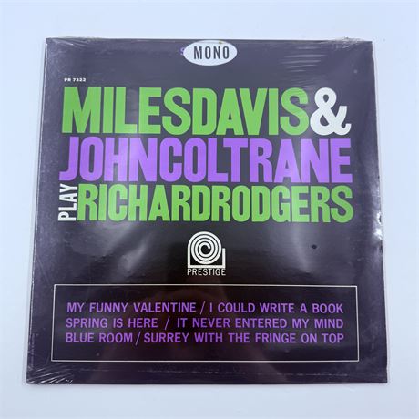 Sealed Miles Davis & John Coltrane Play Richard Rodgers Vinyl Record