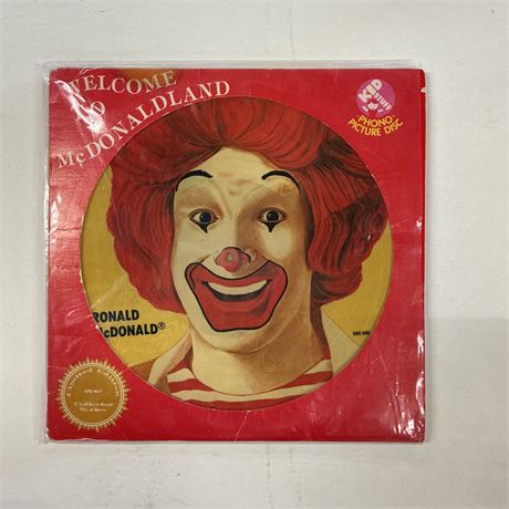 Ronald McDonald Picture Disc Vinyl Record