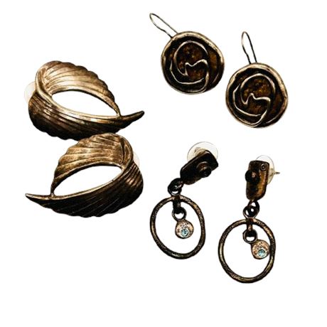 Wings, Brass and Hoops - 3 Pairs