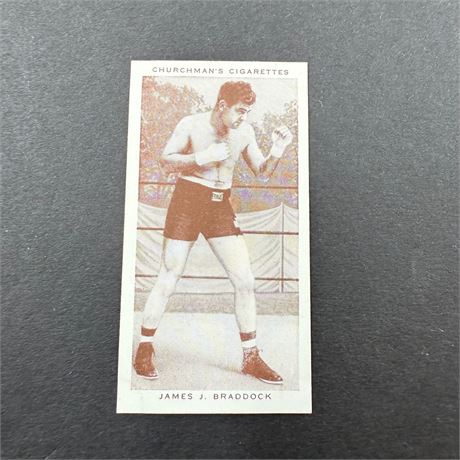 1938 Churchman JJ Braddock