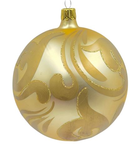 Huge German Glass Ornament