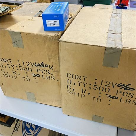 1000 NOS 12v 60w Auto Bulbs