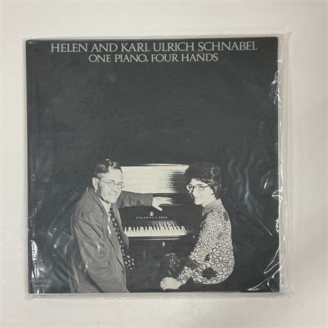 Helen and Karl Ulrich Schnabel One Piano, Four Hands Sealed Vinyl Record
