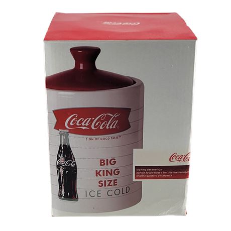 Coca-Cola Big King Size Snack jar