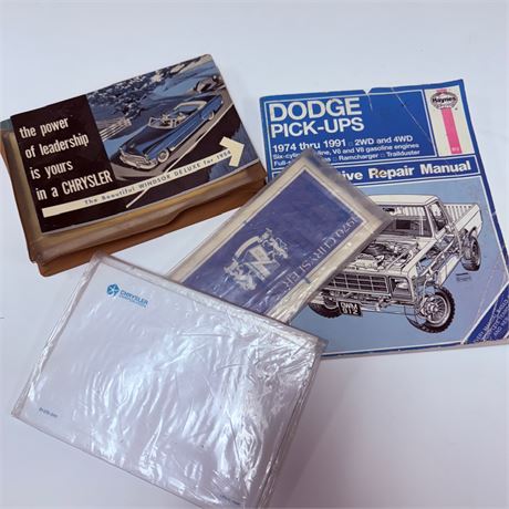 Vintage Car Ephemera Lot