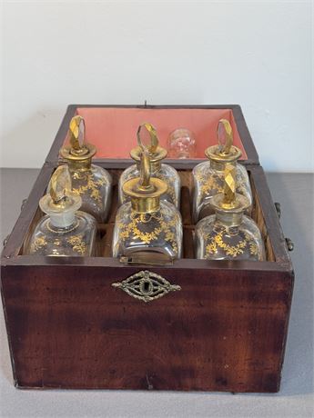 Antique Decanter / Liqueur Box