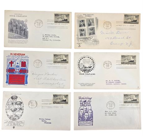 FDC 1948 Four Chaplains Memorial