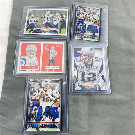 5 Tom Brady Cards