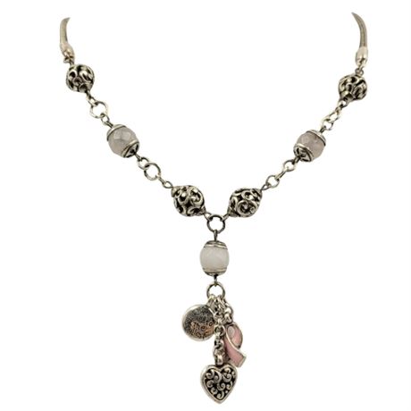 Brighton Breast Cancer Awareness Power of Pink Charm Necklace