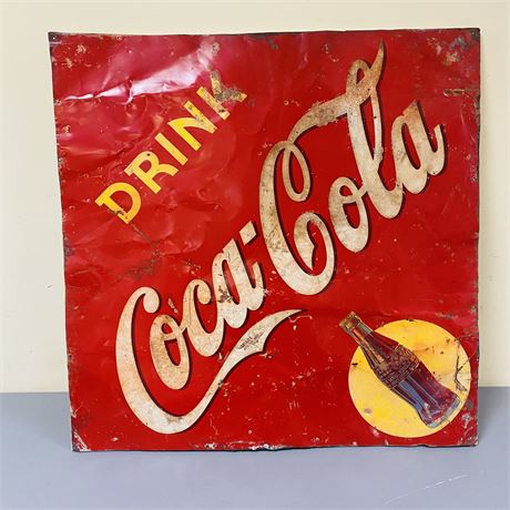 Rare 1930’s Coca Cola Diamond Sign