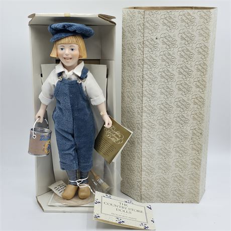 Franklin Heirloom Dolls "Dutch Boy Paint"