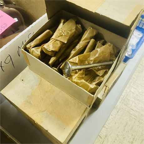 5 Cases of NOS WWII Military Surplus Harley Davidson Engine Valves