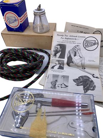 Art Deco Paasche VL-3 Vintage Airbrush Kit