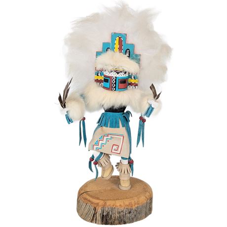 16.5" T Handmade Signed Hemis Ceremonial Kachina American Indian Figure