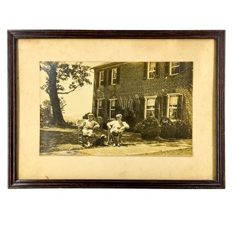 Framed Silver Gelatin Photographic Print of the McLean House