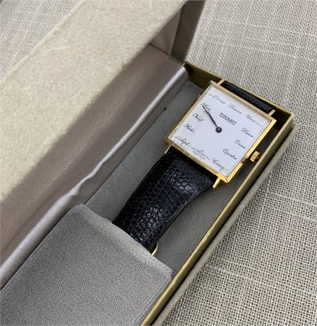 Fine Tugaris Swiss Made Mid Century Wind Up Wristwatch