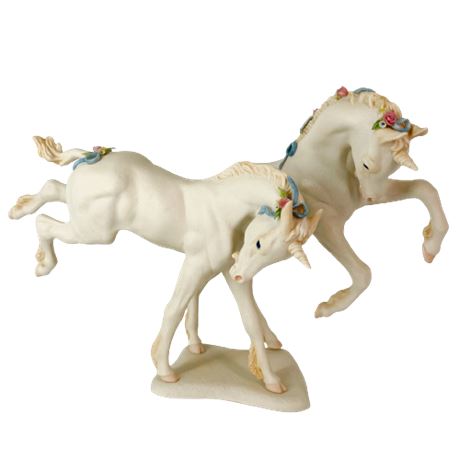 Cybis Porcelain "Gambol and Frolic" Unicorn Figurine