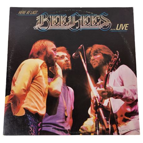 Here at Last Bee Gees Live Vinyl Record