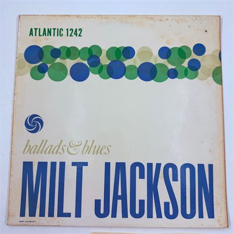Milt Jackson Ballads & Blues Vinyl Record