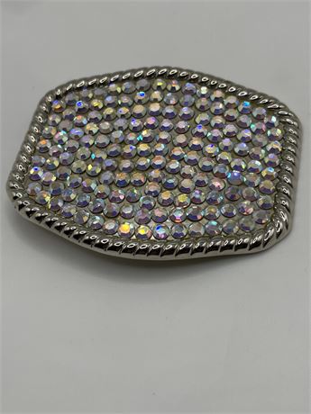 90’s Swarovski crystal vintage belt buckle