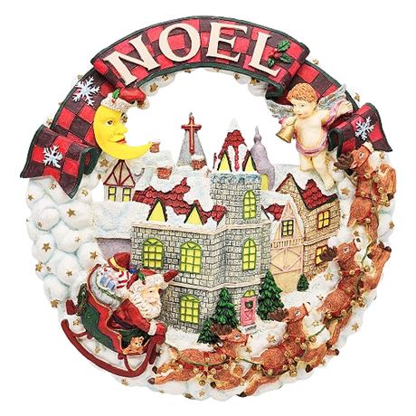 Colorful Resin NOEL Christmas Wall Hanging