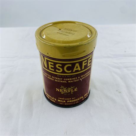 Antique Nestle Nescafe Tin