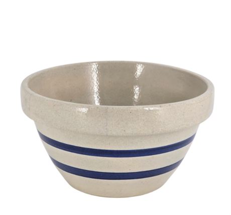 VTG Robinson Ransbottom Blue Stripe Mixing Bowl