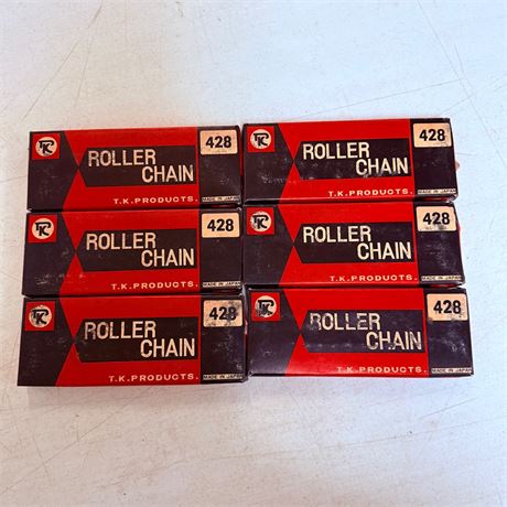 6 NOS TK 428 Motorcycle Chains