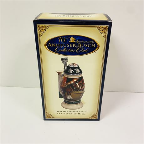 2005 Budweiser Membership Stein Mint in Orig Box