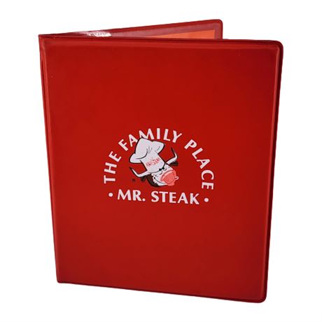 Vintage Mr. Steak Children's Menu