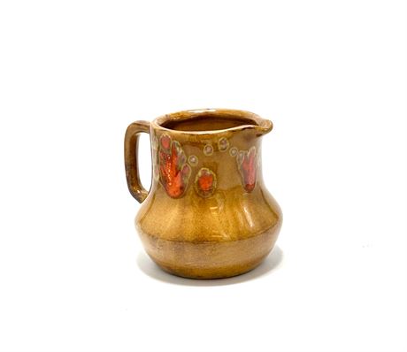 MCM 1960s Bar Harbor Maine Lava Drip Glaze Pitcher Vase
