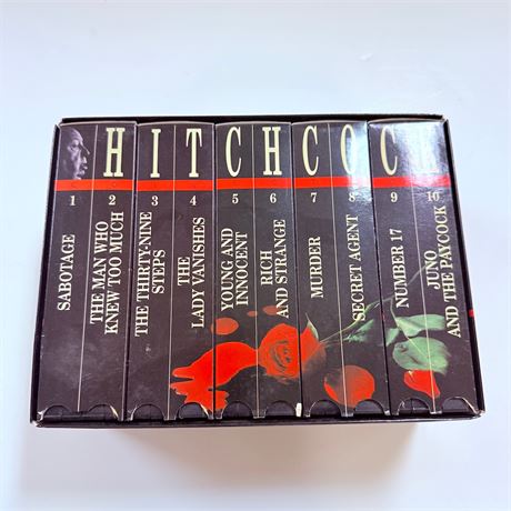 Alfred Hitchcock VHS Set