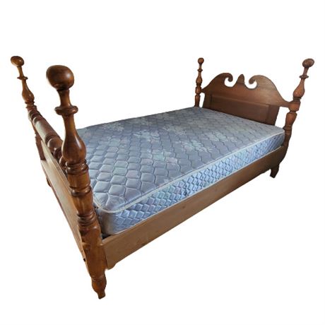 Twin and a Half Size Bed & Bed Frame