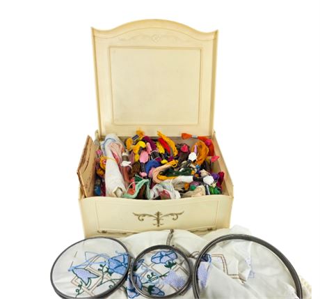 Huge Embroidery Drawer--100's of Floss