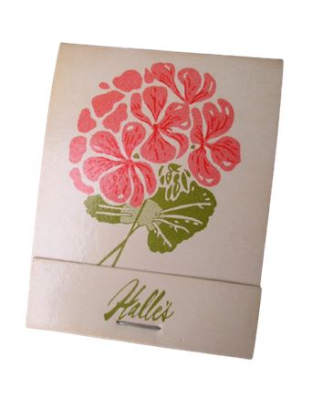 Vintage 1970's Halle's Department Store Book of Matches
