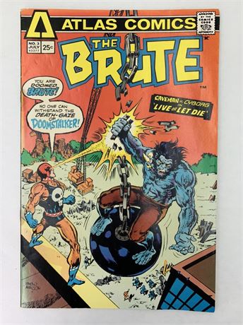 25 cent No 3 The Brute Atlas Comic Book