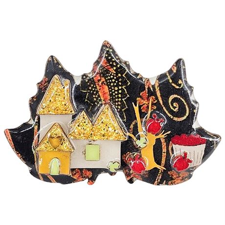 Vintage House Pins by Lucinda Autumn House Brooch